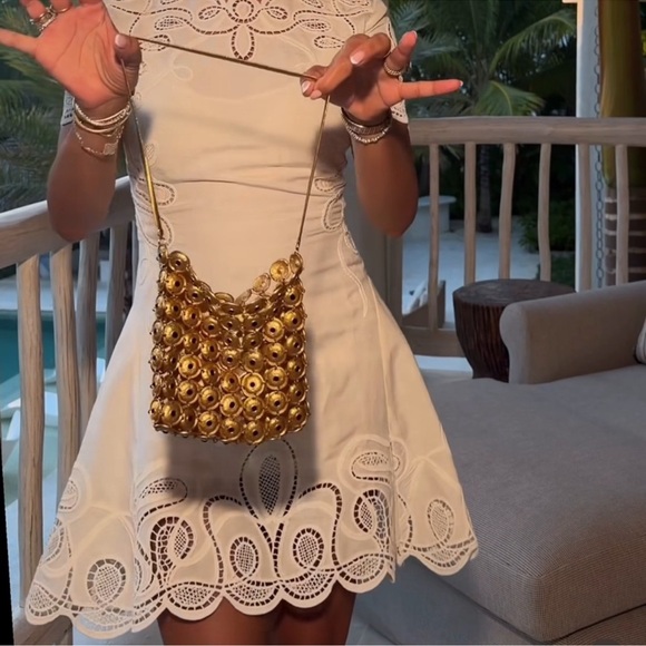 Zara METAL APPLIQUÉ BUCKET BAG - Picture 5 of 9